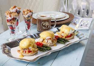 Summer Breakfast on the Porch