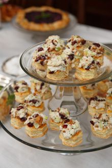 everyday-pecan chicken salad puffs