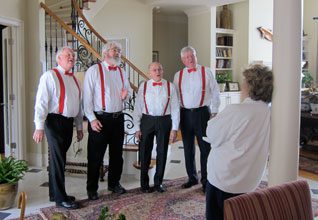 Harbormasters Sing to Sweethearts