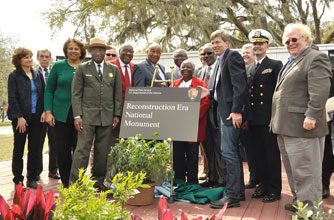 National & Local Leaders Celebrate Reconstruction Era National Monument