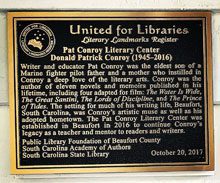 Conroy Center Designated a Literary Landmark