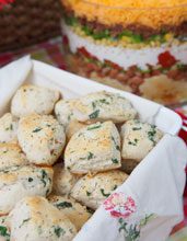celebrate herbed parmesan biscuits