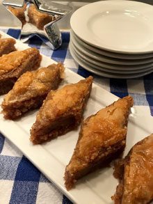 celebrate walnut baklava