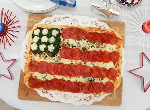 celebrate grand old flag pizza