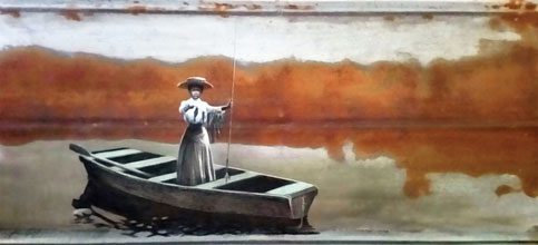 Fleetwood Woman in Boat