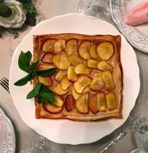 celebrate south carolina peach tart