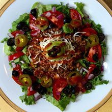 celebrate beef taco salad