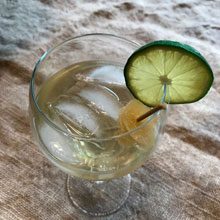 celebrate gin ginger cocktail