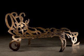 public Botantical Fainting Couch by Sarah Peters