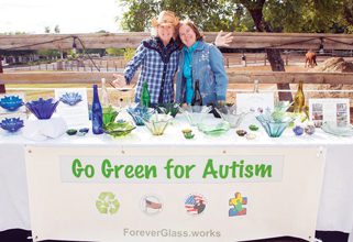 Going Green for Autism with Forever Glass