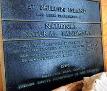 St Phillips Island Plaque Inside Turner House