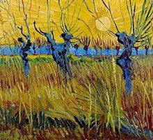 garden Pollard Trees by Vincent Van Gogh