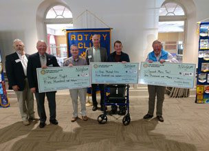 Rotary Club of Beaufort Donates to Three Local Organizations