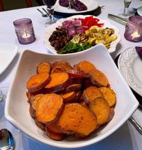 celebrate roasted sweet potatos