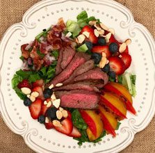 celebrate grilled summer salad