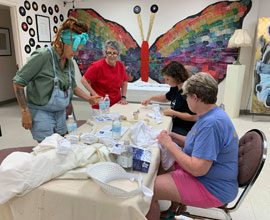 arts council Indigo Dyeing Class at BAC 2019