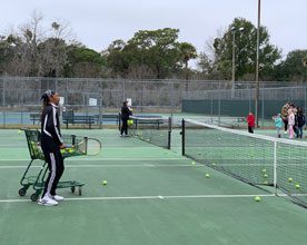 tennis coach larry free clinic