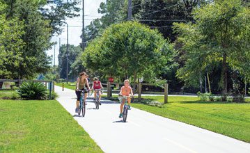 Spanish Moss Trail Family Biking