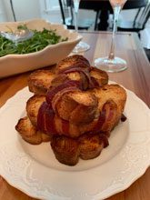 celebrate bacon wrapped ciabatta