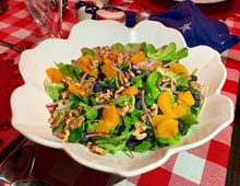 celebrate boston lettuce arugula salad