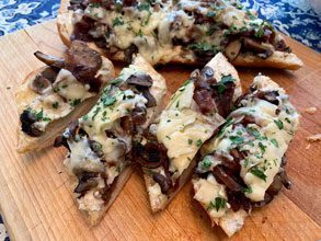 celebrate mushroom french bread