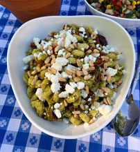 celebrate pesto pasta salad