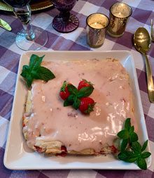 celebrate strawberry lemon blondies