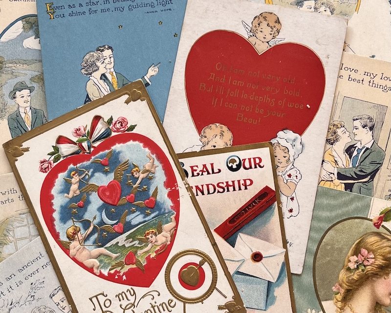 Vintage Valentines & Lovey Artwork at BAA