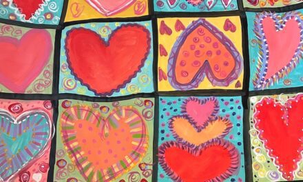 Heart Art in Downtown Beaufort