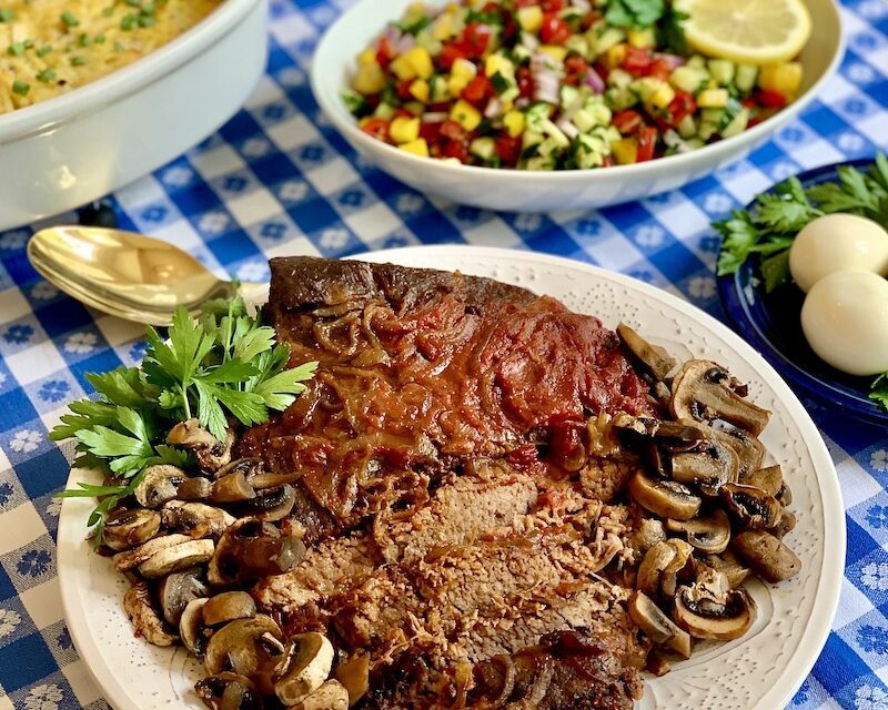 Passover Beef Brisket Supper