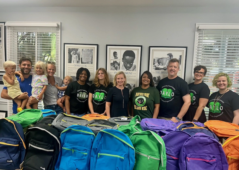 Jeffcoat Firm Donates Backpacks to St. Helena Elementary