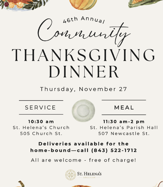 46th Annual Thanksgiving Service & Dinner